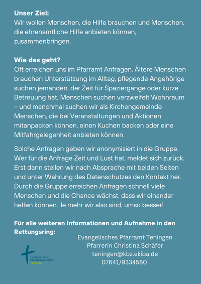 Rettungsring - Flyer
