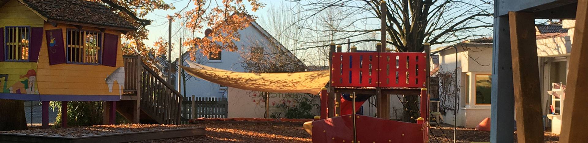 Kindergarten Villa Kunterbunt Außenbereich